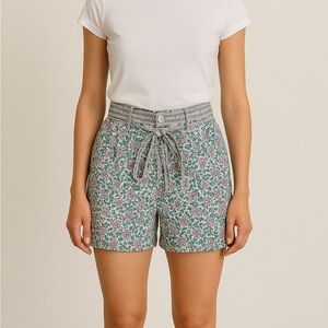 Petite Mendigote Floral Pipo Gloria Cotton Shorts